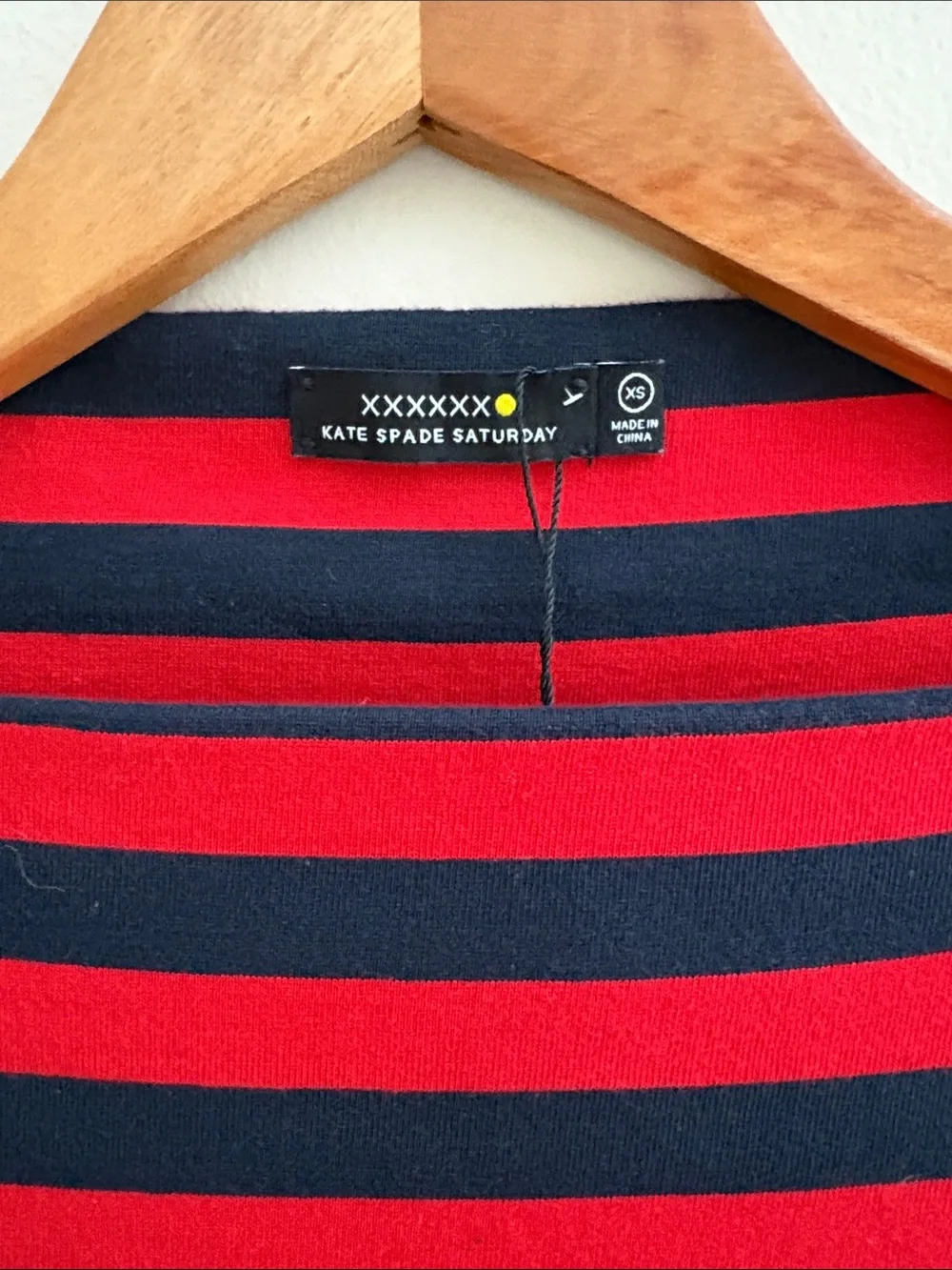 kate spade Red & Navy Striped Short-Sleeve Tee